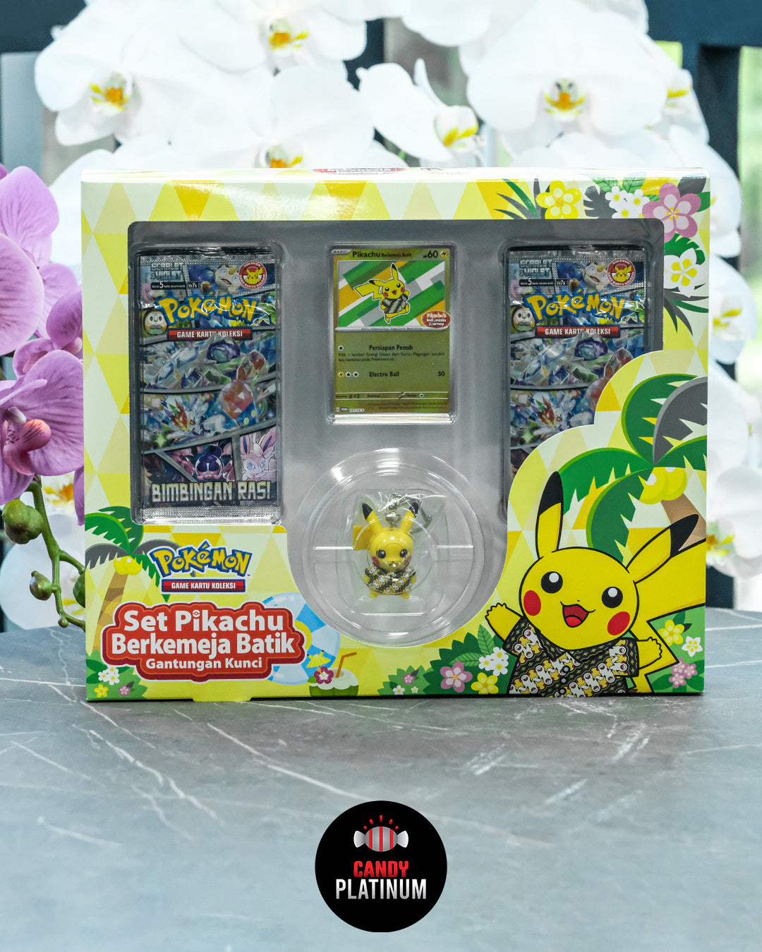 Set Pikachu Berkemeja Batik