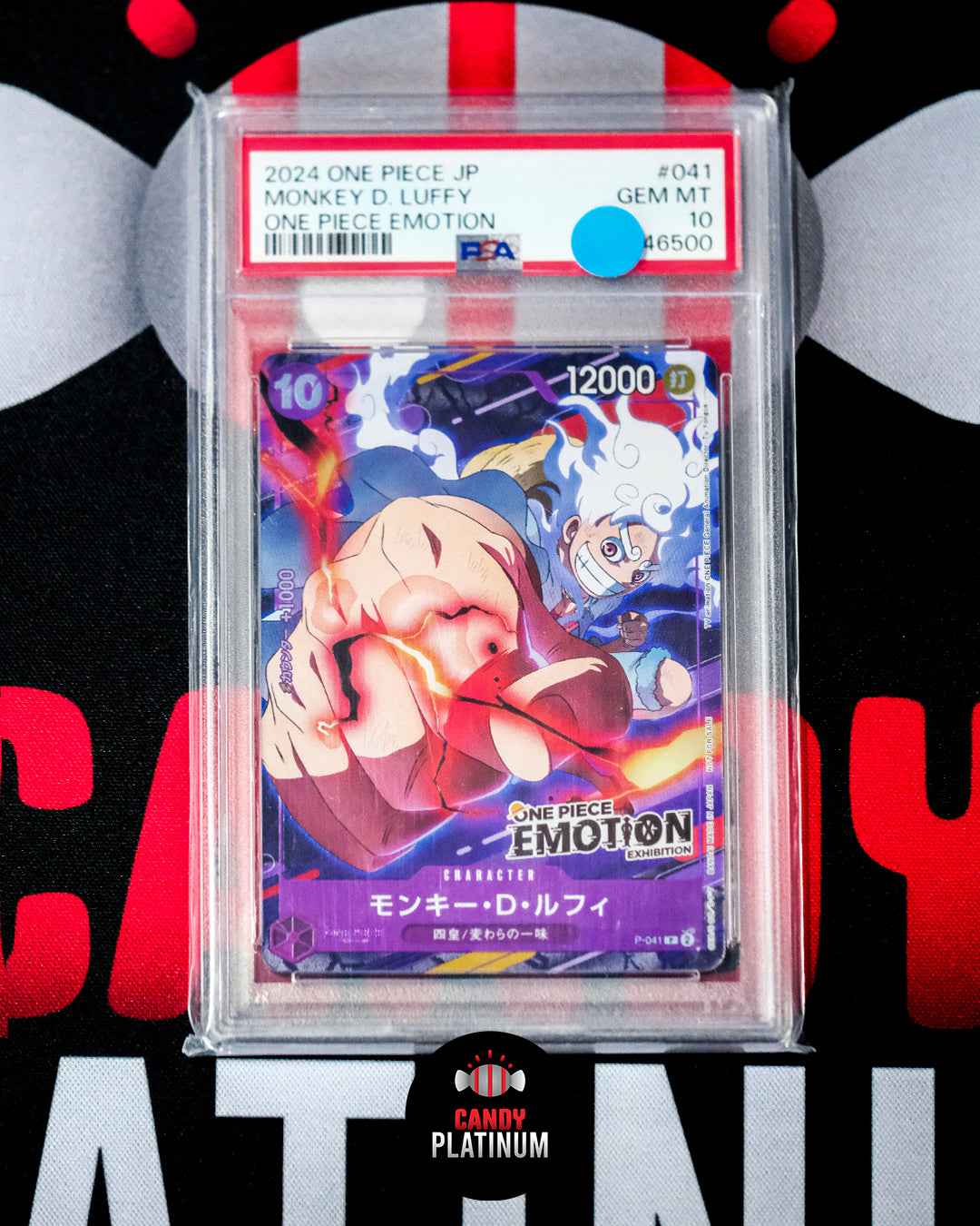 Monkey D. Luffy One Piece Emotion P-041 PSA 10