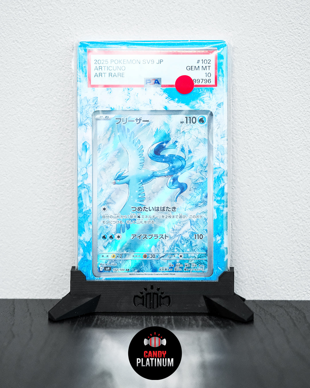 Articuno Art Rare 102/100 PSA 10