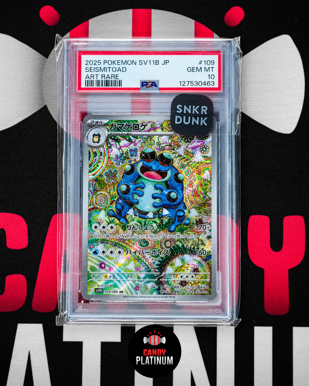 Seismitoad Art Rare PSA 10