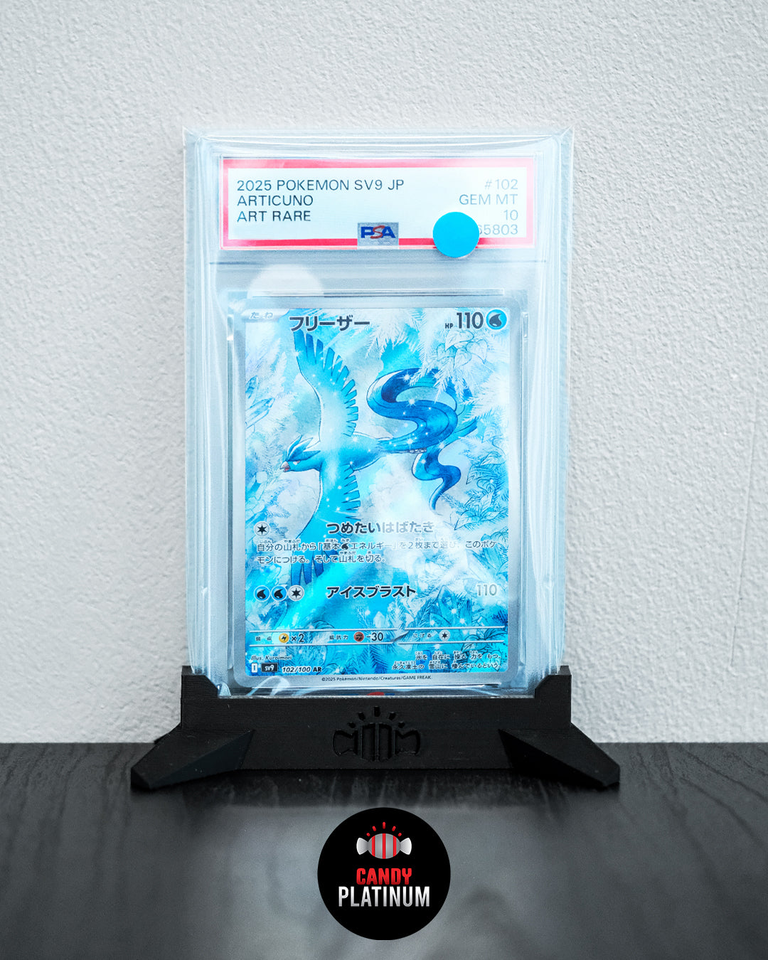 Articuno Art Rare SV9 102/100 PSA 10