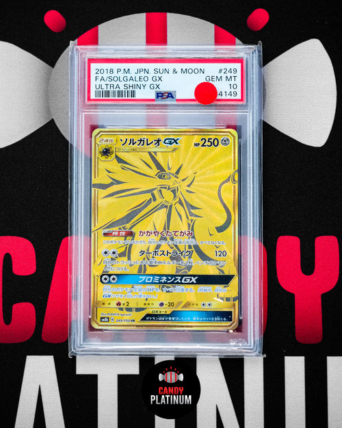Solgaleo GX Ultra Shiny PSA 10