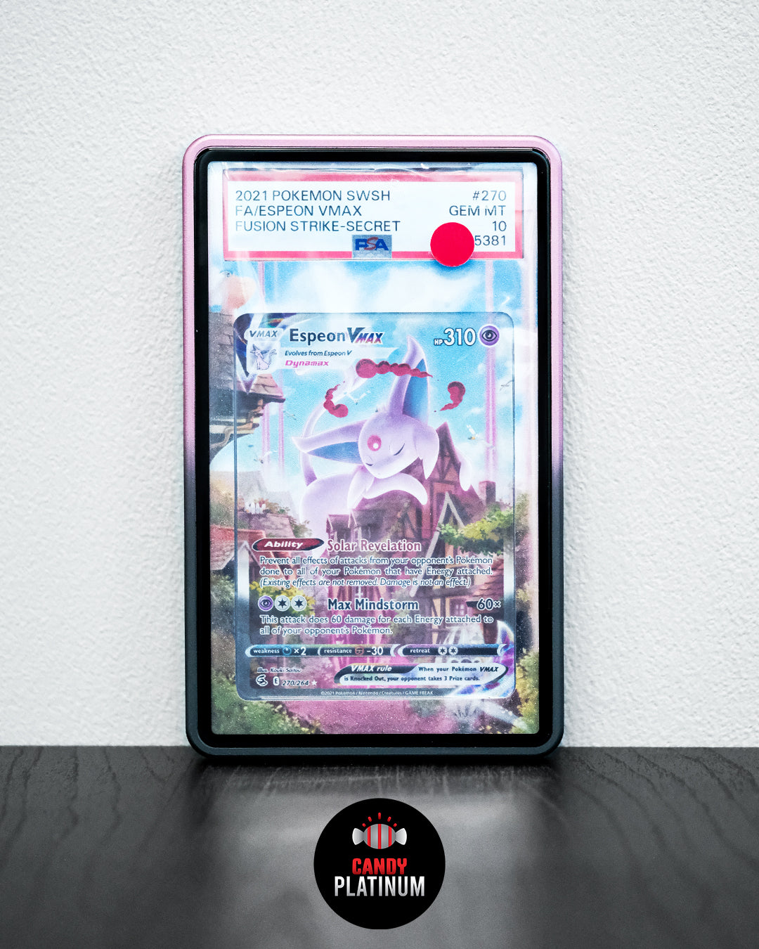 Espeon VMAX Fusion Strike Secret 270/264 PSA 10