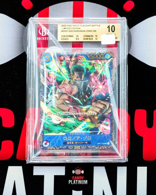 Roronoa Zoro SR Limited Edition BGS 10