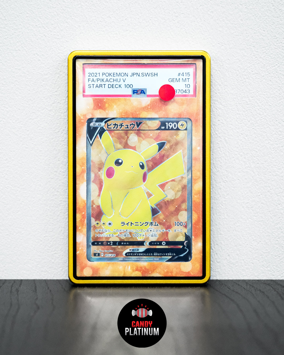 Pikachu V Start Deck 100 415 PSA 10