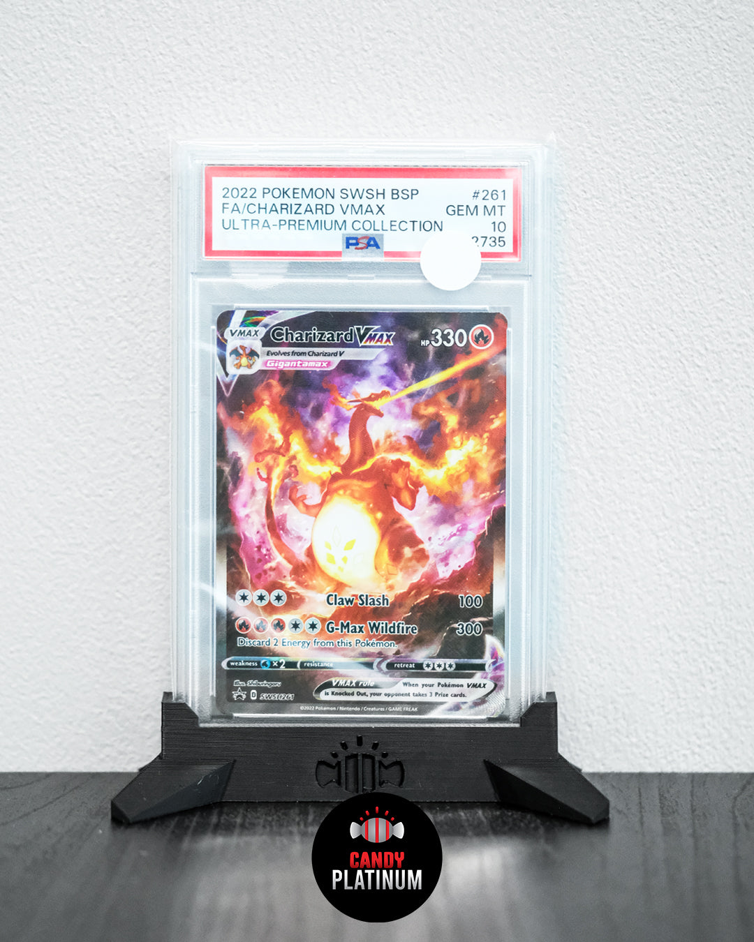 (2022) POKEMON SWSH BSP CHARIZARD VMAX PSA 10
