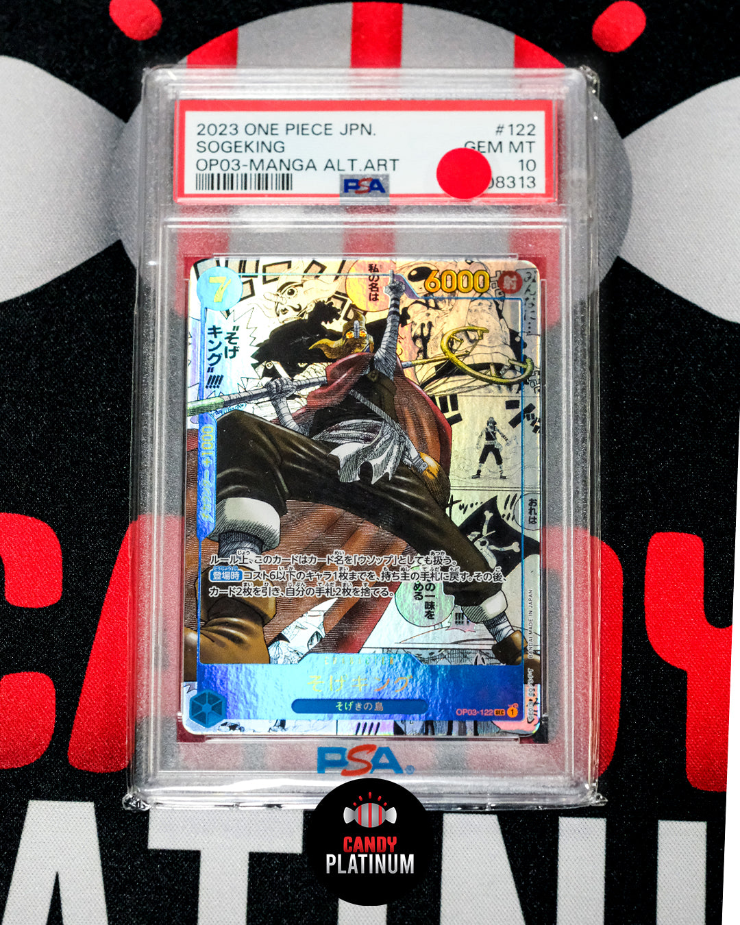 Sogeking OP03 Manga Alt Art PSA 10