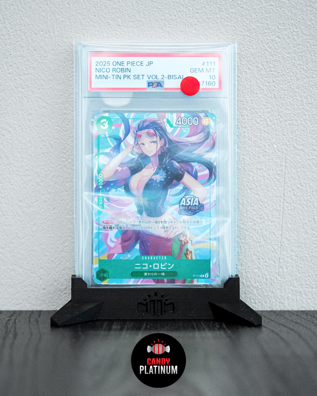 Nico Robin Mini-Tin PK Set Vol.2 P-111 PSA 10
