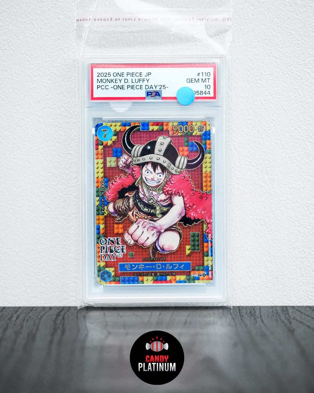 MONKEY D LUFFY PCC ONE PIECE DAY'25 PSA 10