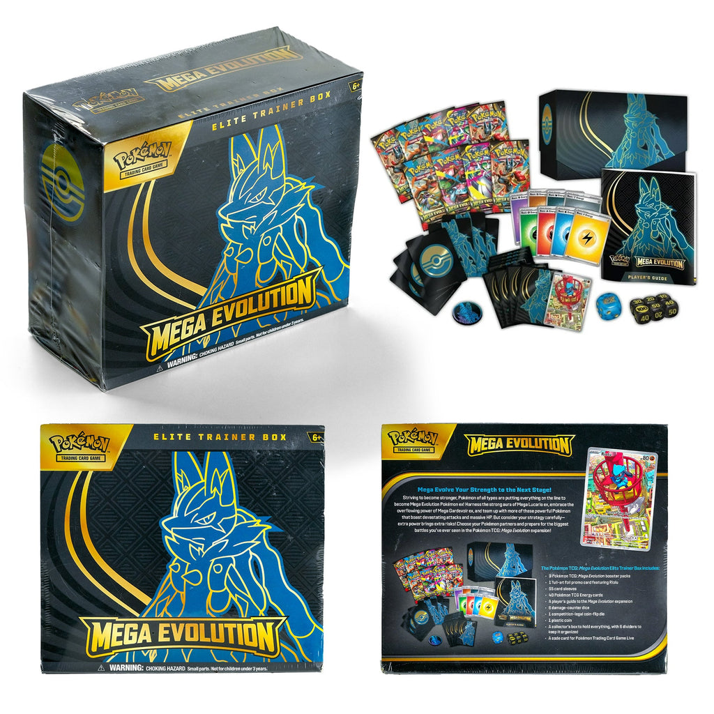 MEGA EVOLUTION LUCARIO & GARDEVOIR ELITE TRAINER BOX SET