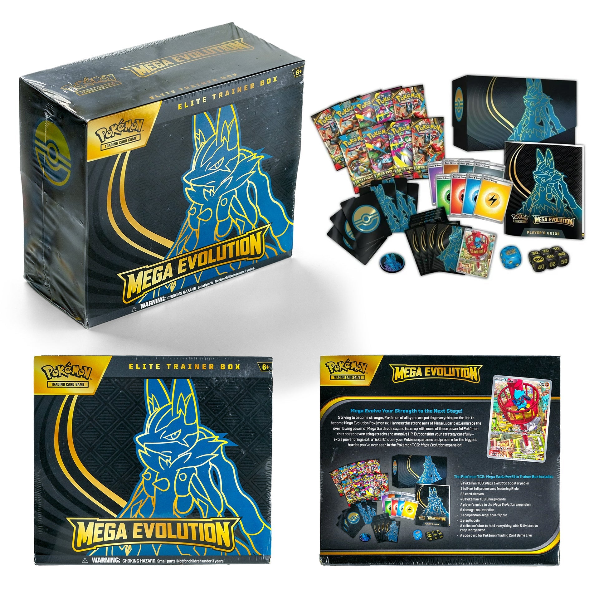 MEGA EVOLUTION LUCARIO & GARDEVOIR ELITE TRAINER BOX SET